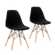 Кухонные стулья Ergozen Eames DSW Pro (2 шт комплект) черный